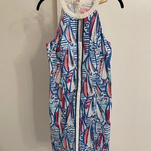 NEW Lilly Pulitzer Red Right Return Sailboat Sz 4.
